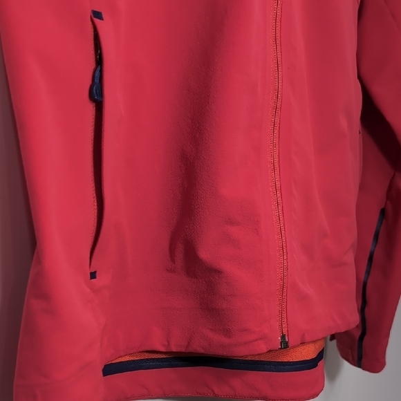 REI | Red Stretchy Hiking Camping Outdoor Active Utility Jacket Shell Size XL - Picture 4 of 11